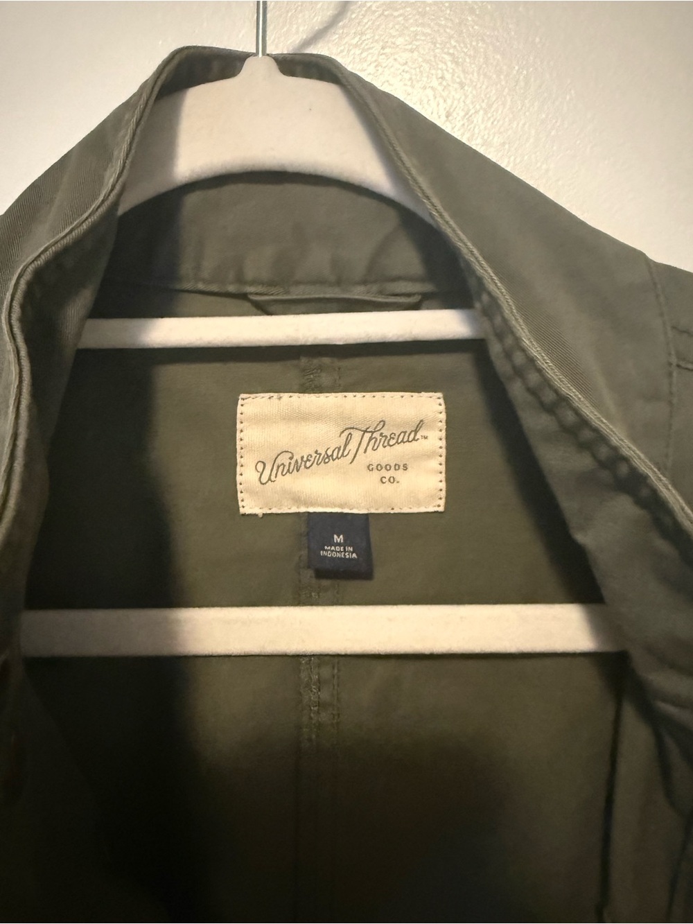 Universal Thread Olive Utility Jacket with Drawstring Waist - Picture 3 of 3